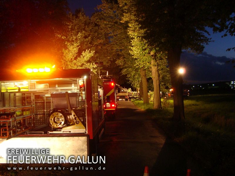 Ausbildung mit der Feuerwehr Brusendorf